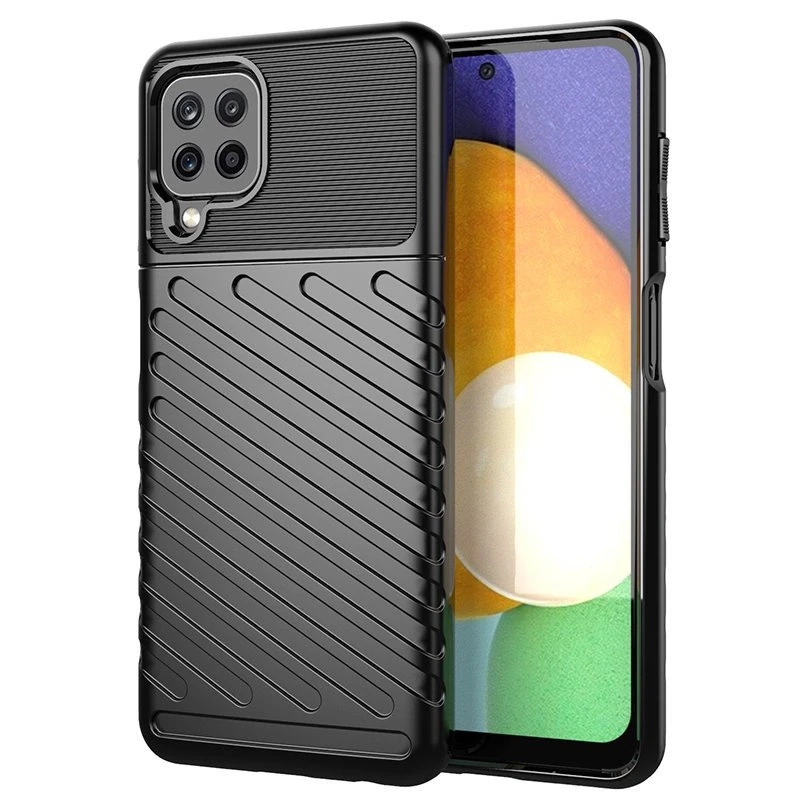 Hurtel Thunder dėklas skirtas Samsung Galaxy A22 4G, juodas