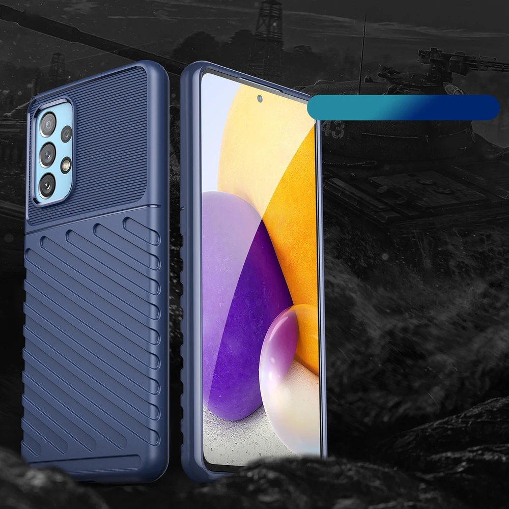 Hurtel Thunder dėklas skirtas Samsung Galaxy A73, mėlynas