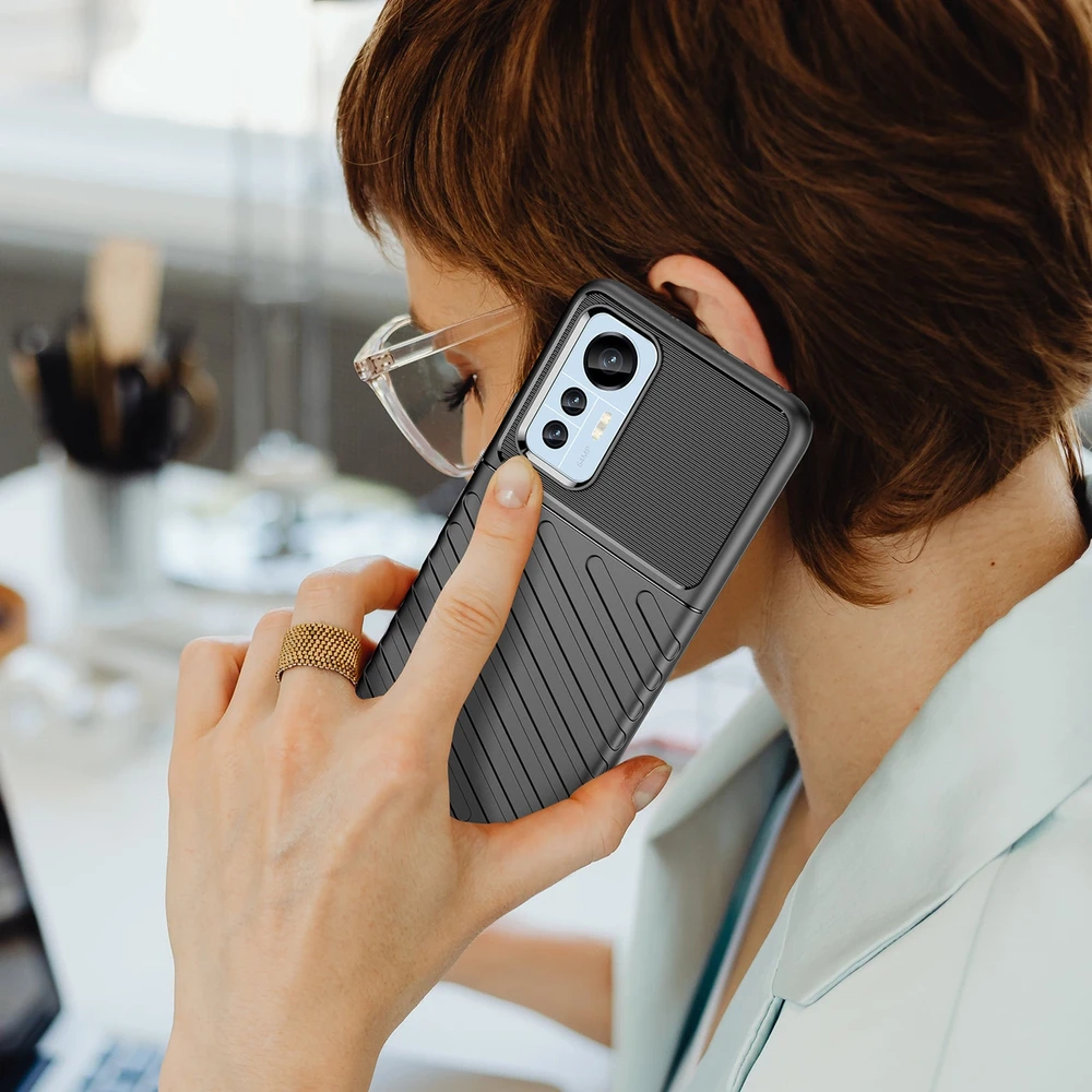 Hurtel Thunder dėklas skirtas Xiaomi 12 Lite, juodas