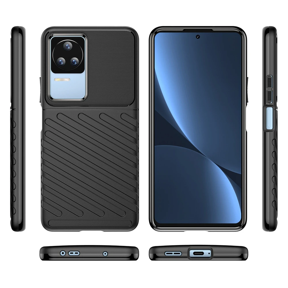 Hurtel Thunder dėklas skirtas Xiaomi POCO F4 5G, juodas