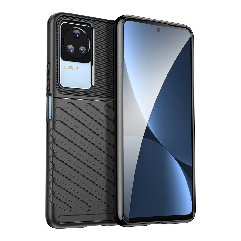 Hurtel Thunder dėklas skirtas Xiaomi POCO F4 5G, juodas