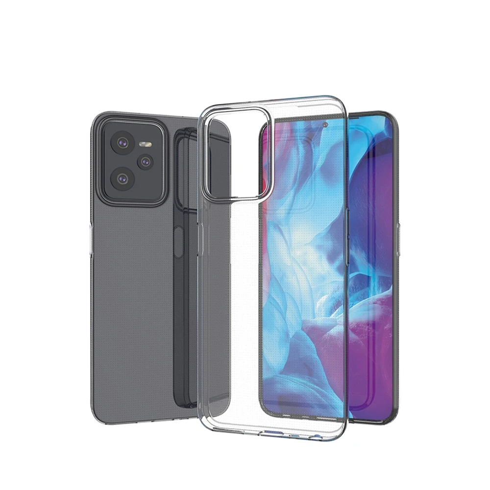 Ultra Clear 0.5mm dėklas Realme C35 thin cover dėklas telefonui skaidrus