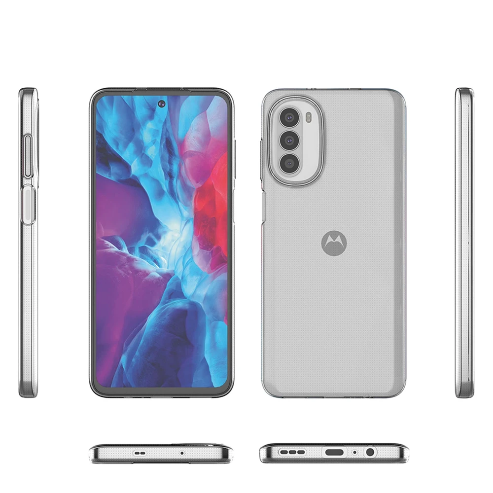 Hurtel Ultra Clear 0.5mm dėklas Motorola Moto G82 5G / Moto G52 thin cover dėklas telefonui skaidrus
