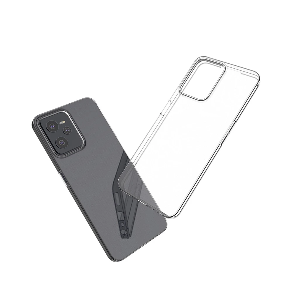 Ultra Clear 0.5mm dėklas Realme C35 thin cover dėklas telefonui skaidrus