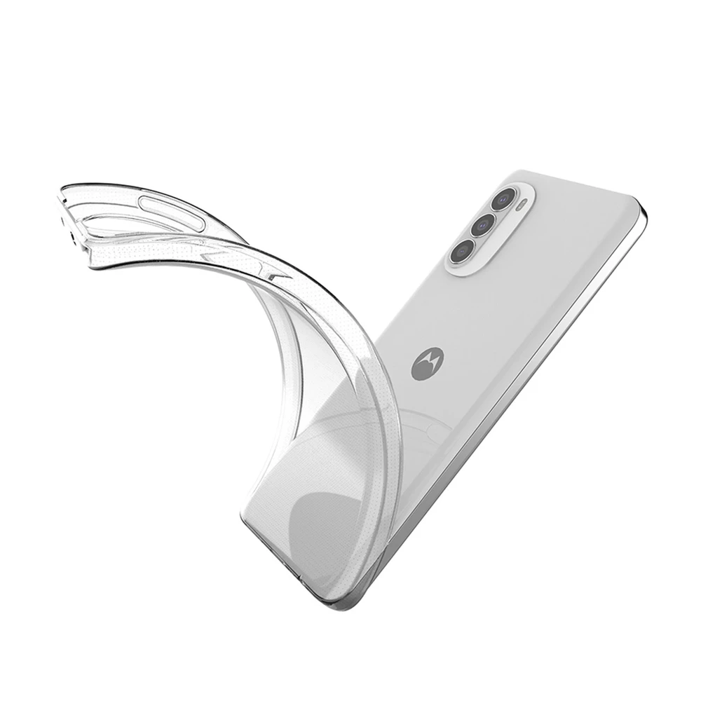 Hurtel Ultra Clear 0.5mm dėklas Motorola Moto G82 5G / Moto G52 thin cover dėklas telefonui skaidrus