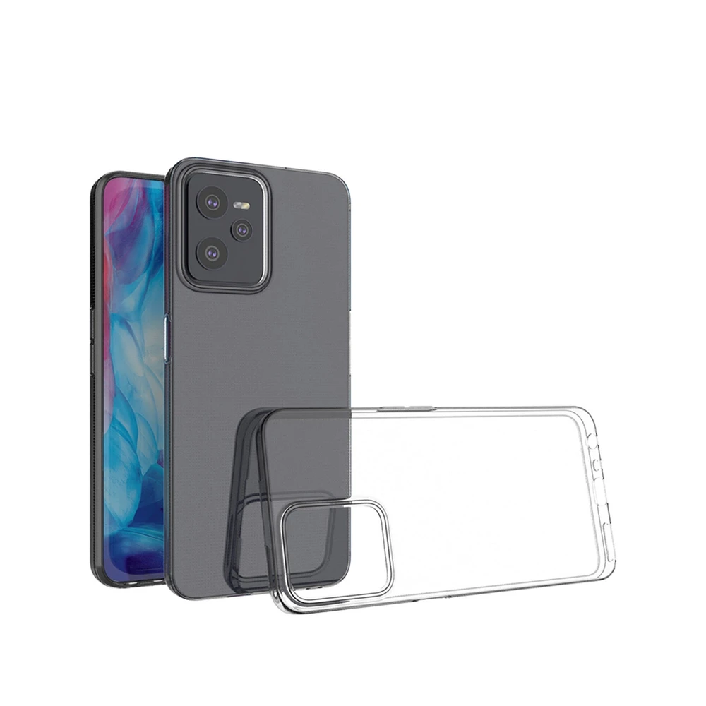 Ultra Clear 0.5mm dėklas Realme C35 thin cover dėklas telefonui skaidrus