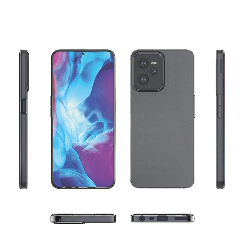 Ultra Clear 0.5mm dėklas Realme C35 thin cover dėklas telefonui skaidrus