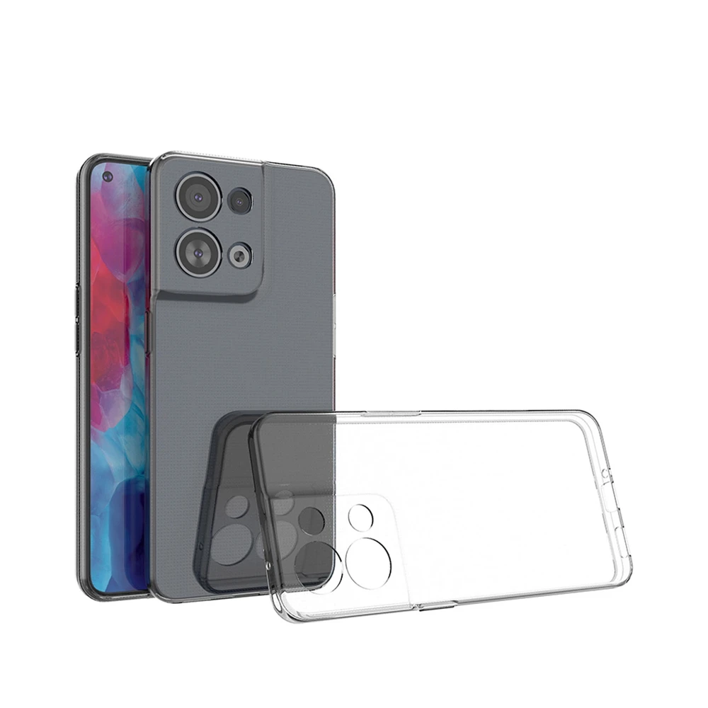 Hurtel Ultra Clear 0.5mm Oppo Reno 8 Pro thin dėklas telefonui skaidrus