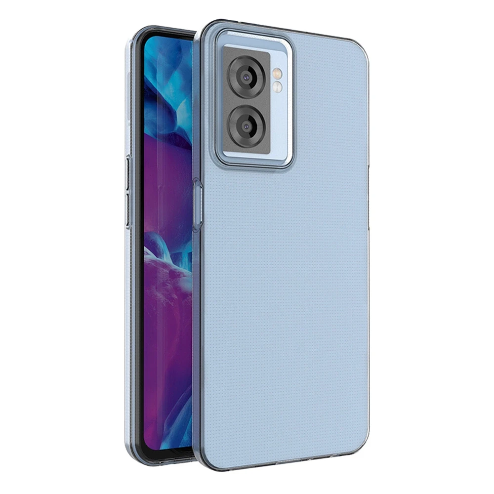 „Hurtel“ itin skaidrus 0,5 mm dėklas, skirtas „Oppo A57 5G / A57 / A77 5G / A77 / K10 5G“, „Realme V23 5G“ / „Narzo 50 5G“ / „Q5i 5G“