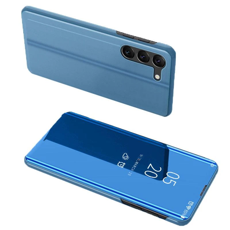 Hurtel Clear View dėklas skirtas Samsung Galaxy S23+, mėlynas