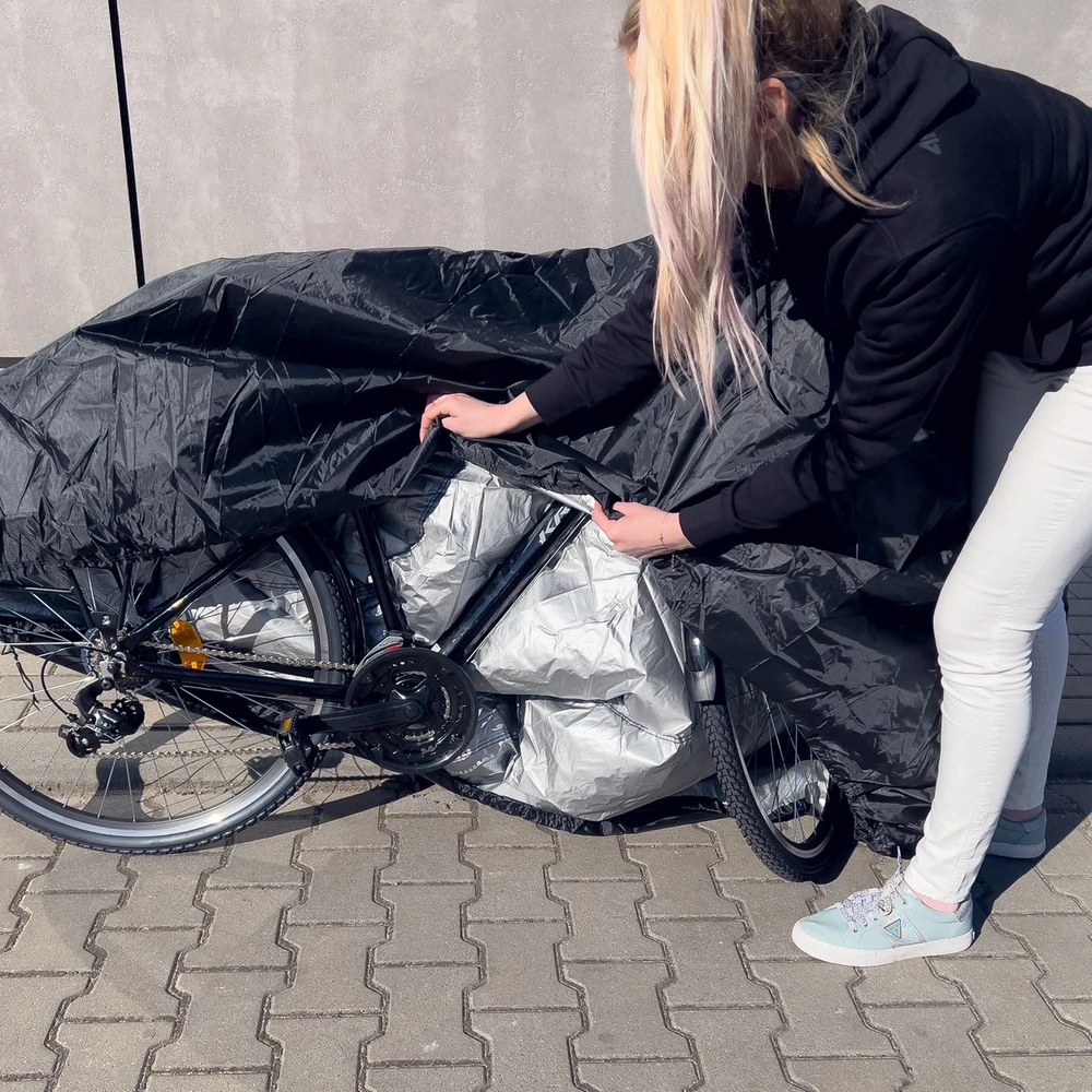 Hurtel Vandeniui atsparus grilio užvalkalas, dviračio dangtis, dviračio užvalkalas, sodo baldų uždangalas, XXL užvalkalas, juodas