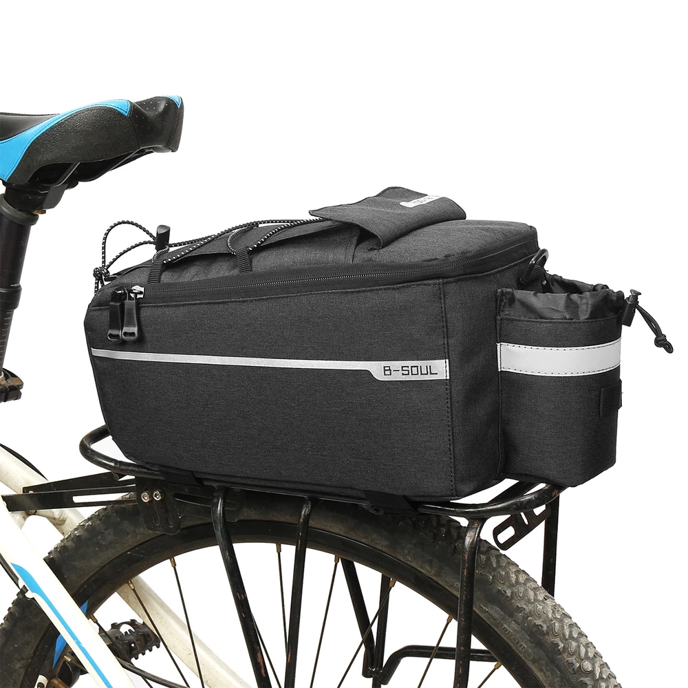 Hurtel WYA26Y0S Thermal Bike Pannier Bag with Shoulder Strap – juodos spalvos