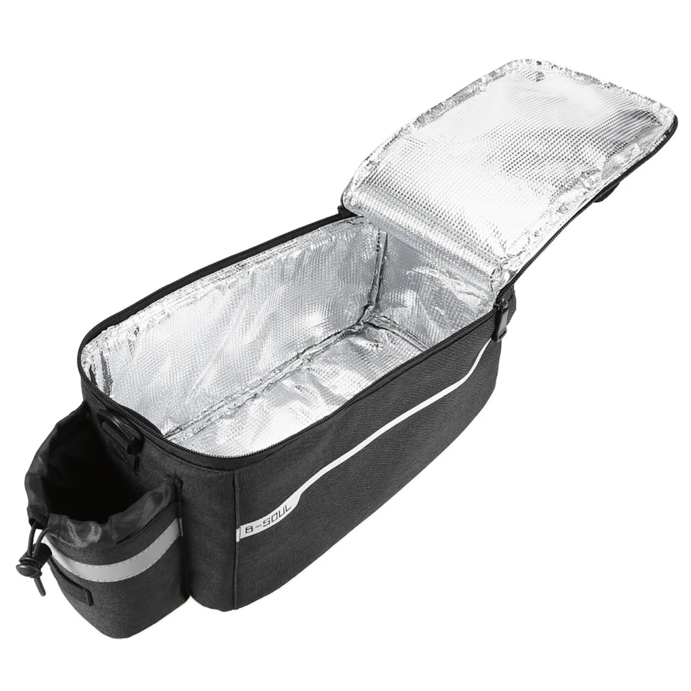 Hurtel WYA26Y0S Thermal Bike Pannier Bag with Shoulder Strap – juodos spalvos