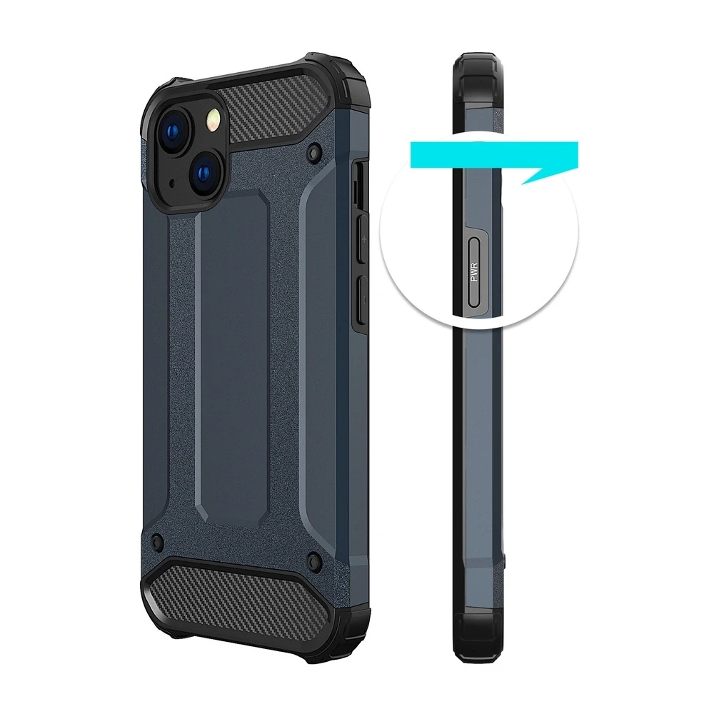 Hurtel Hybrid Armor dėklas skirtas iPhone 13 mini, auksinis