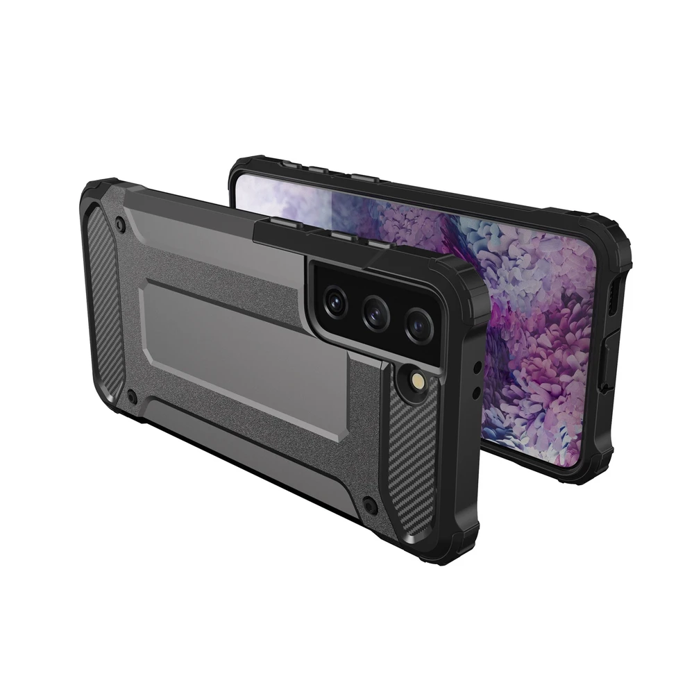 Hurtel Hybrid Armor dėklas skirtas Samsung Galaxy S23+, juodas