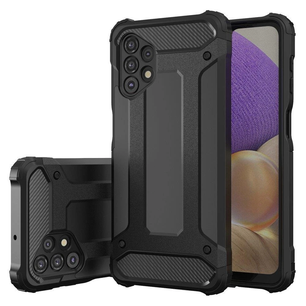 Hurtel Hybrid Armor dėklas skirtas Samsung Galaxy A73, juodas