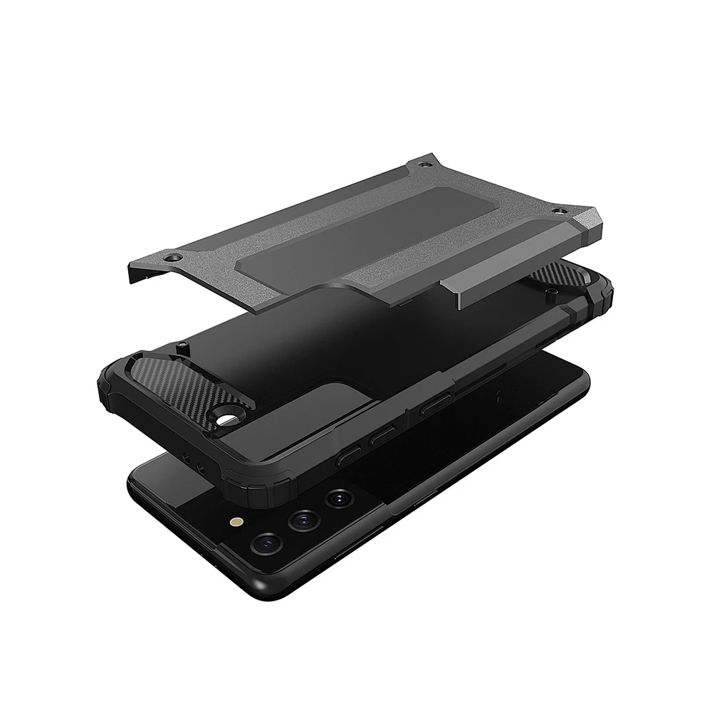 Hurtel Hybrid Armor dėklas skirtas Samsung Galaxy S23+, juodas