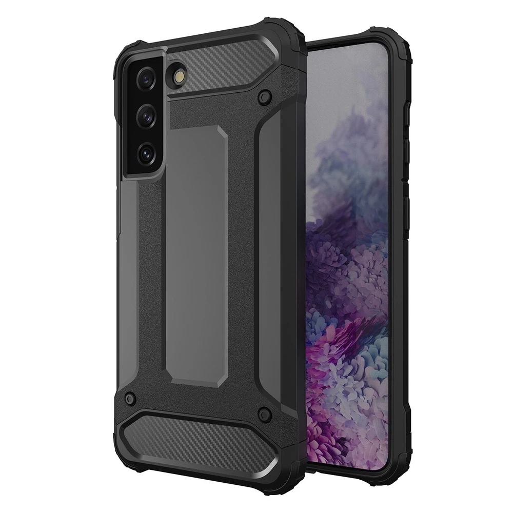 Hurtel Hybrid Armor dėklas skirtas Samsung Galaxy S23+, juodas