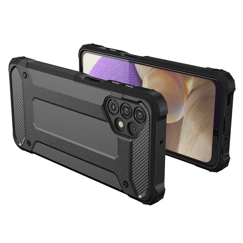 Hurtel Hybrid Armor dėklas skirtas Samsung Galaxy A73, juodas