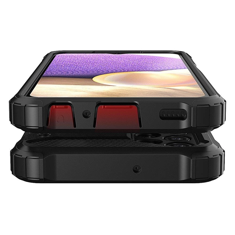 Hurtel Hybrid Armor dėklas skirtas Samsung Galaxy A73, juodas