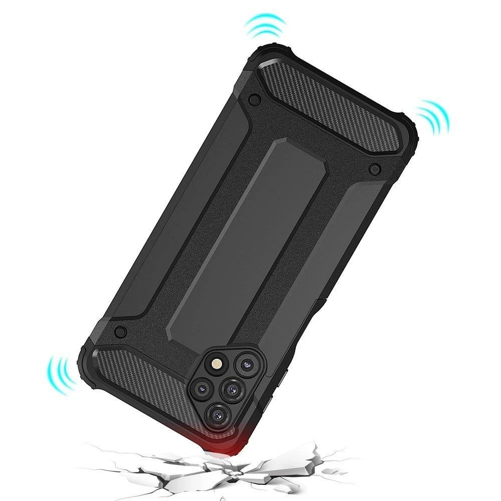 Hurtel Hybrid Armor dėklas skirtas Samsung Galaxy A73, juodas