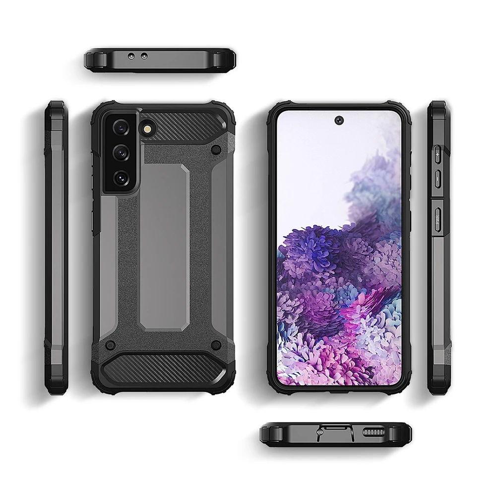 Hurtel Hybrid Armor dėklas skirtas Samsung Galaxy S23+, juodas