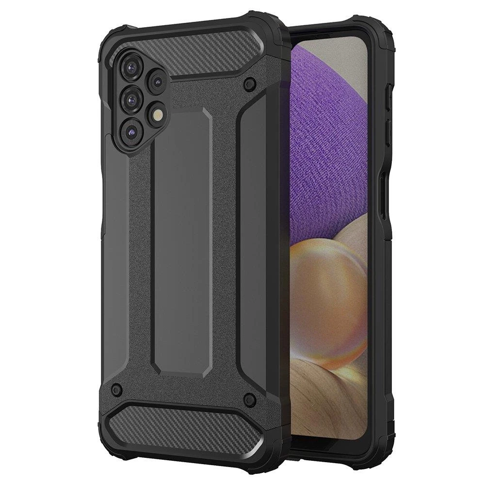 Hurtel Hybrid Armor dėklas skirtas Samsung Galaxy A73, juodas