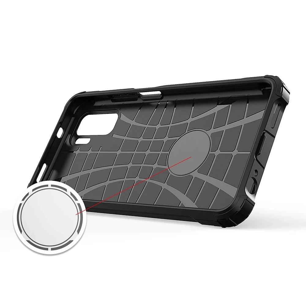 Hurtel Hybrid Armor dėklas skirtas Xiaomi Redmi Note 11T 5G / Redmi Note 11S 5G / Poco M4 Pro 5G, mėlynas