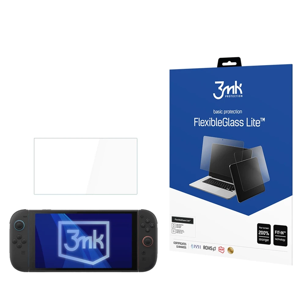 3MK apsauga Nintendo Switch 2 - iki 11" 3MK FlexibleGlass Lite