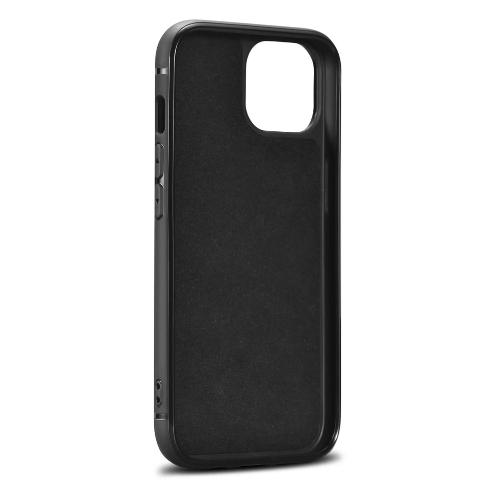 iCarer Leather Oil Wax Genuine Leather Apple iPhone 14 Plus (MagSafe Compatible) dėklas telefonui rudos spalvos (WMI14220719-BN)