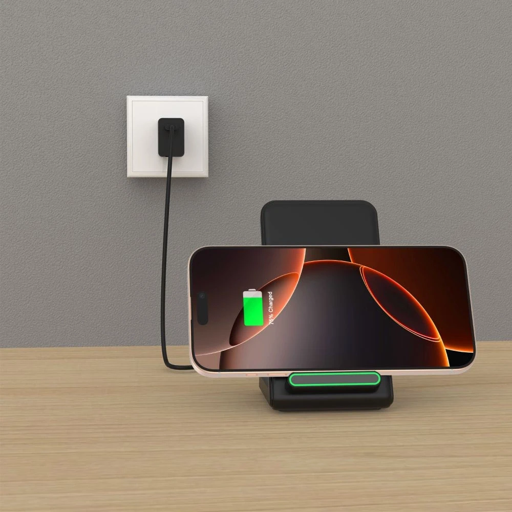 Tech-Protect QI15W-A40 Wireless Charger - Juodas