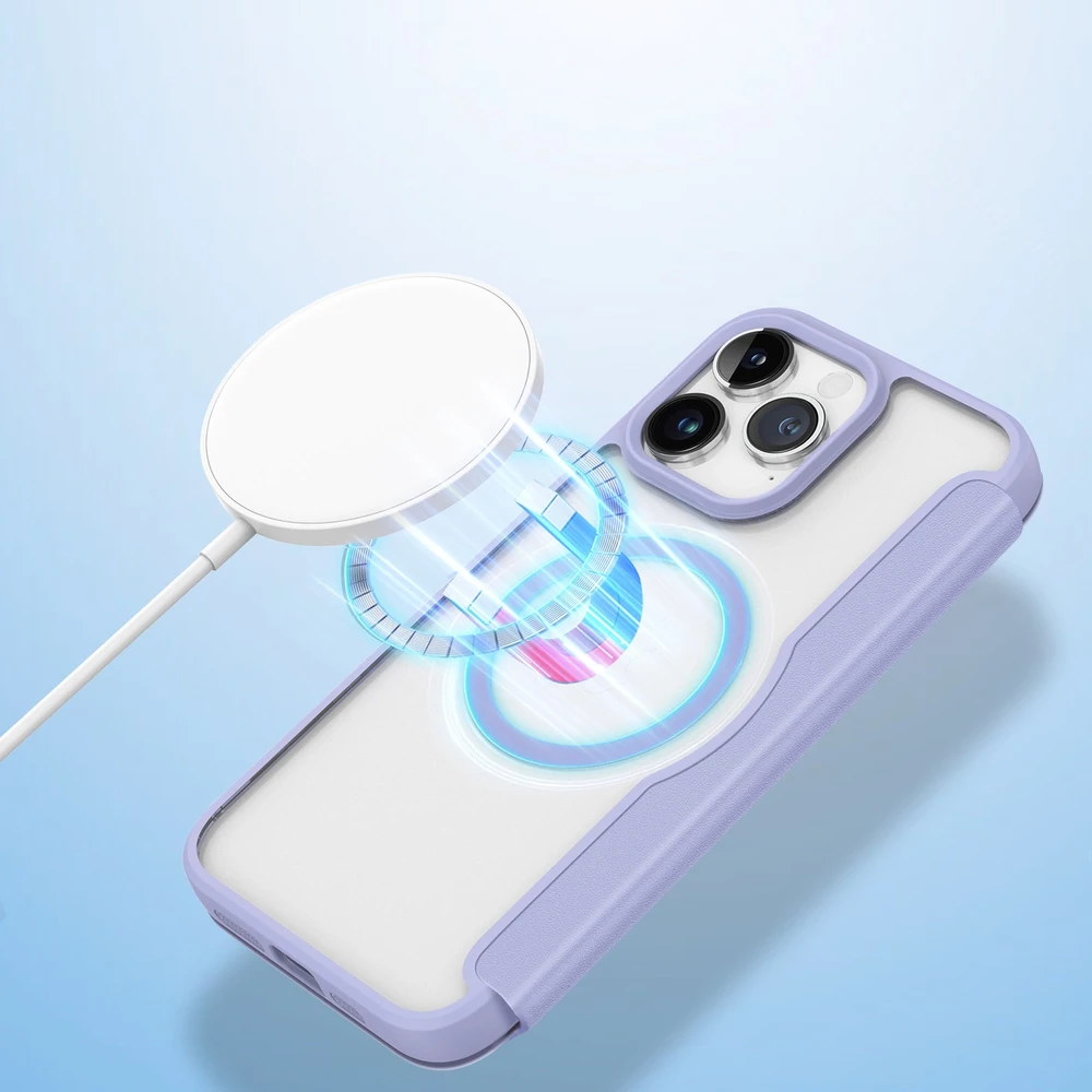 Dėklas Dux Ducis Skin X Pro Apple iPhone 15 Pro Max violetinis