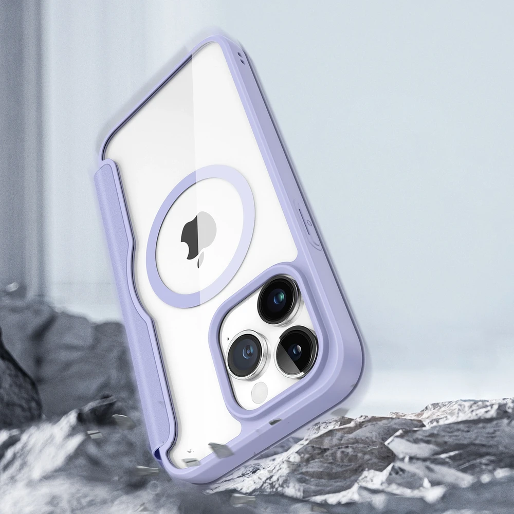 Dėklas Dux Ducis Skin X Pro Apple iPhone 15 Pro Max violetinis