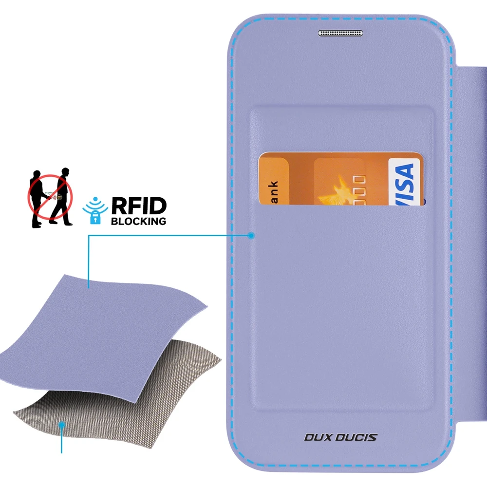 Dėklas Dux Ducis Skin X Pro Apple iPhone 15 Pro Max violetinis