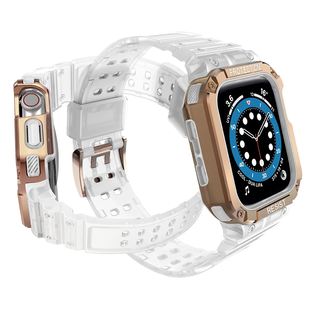 Išmaniojo laikrodžio Apple SE/7 silikoninis Hurtel dirželis, 42/44/45 mm