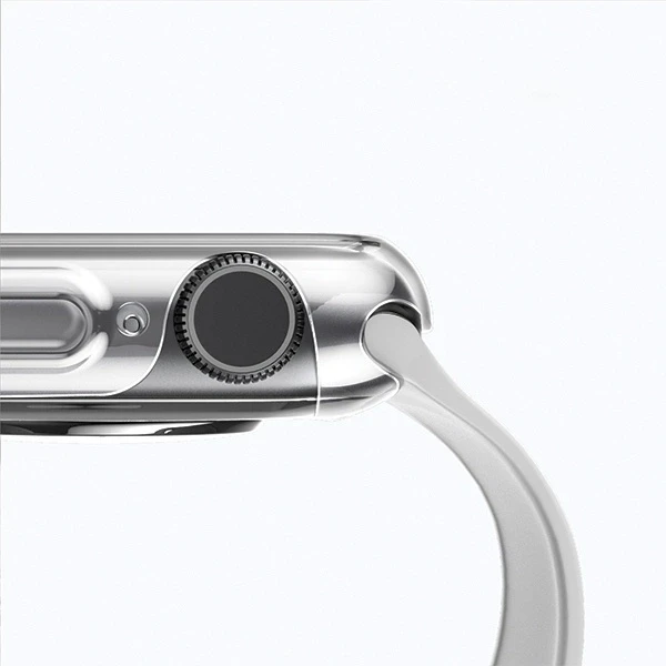 Išmaniojo laikrodžio Apple 4/5 apsauginis ekrano rėmelis, Sidabrinės spalvos, 44mm