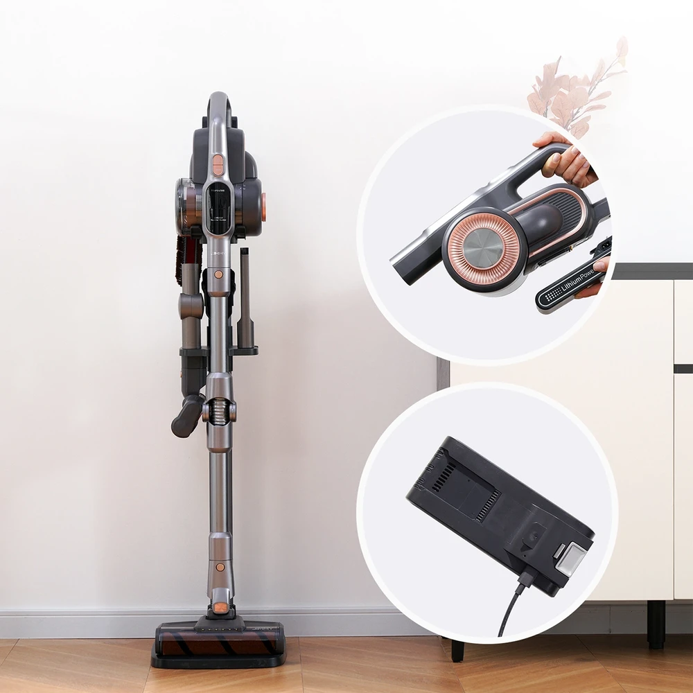 Dulkių siurblys Jimmy H10 Pro Cordless, Pilkos spalvos