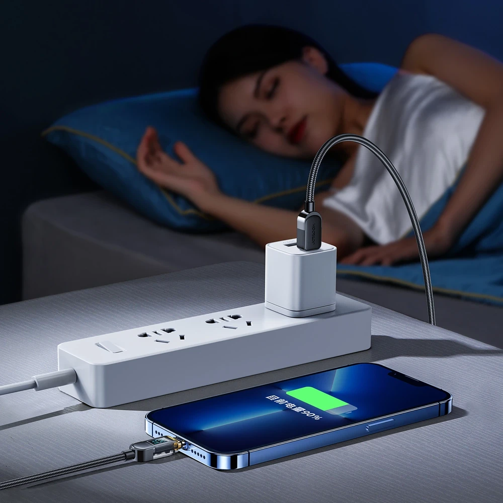 USB-C Lightning 20 W 1,2 m Joyroom S-CL020A4 kabelis (juoda)
