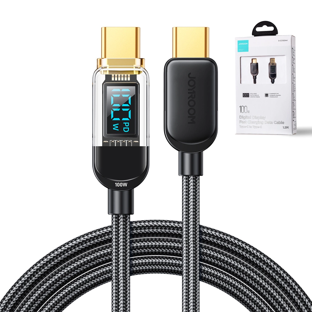 USB-C laidas 100 W 1.2 m Joyroom S-CC100A4 (juodas)