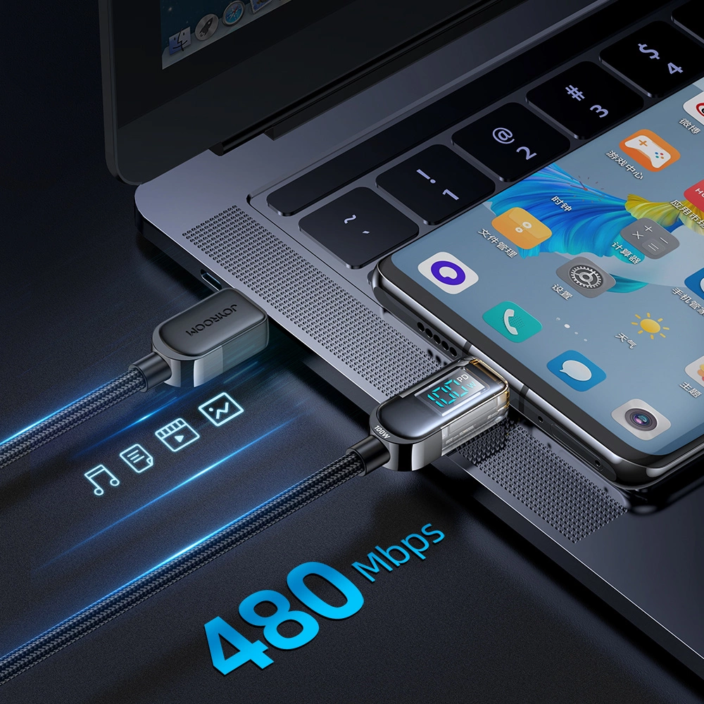 USB-C laidas 100 W 1.2 m Joyroom S-CC100A4 (juodas)