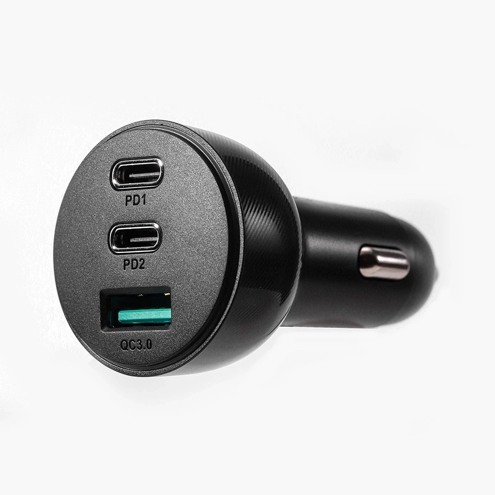 Automobilinis įkroviklis Joyroom JR-CL26, 2x USB-C PD, 1x USB 70W (juodas)