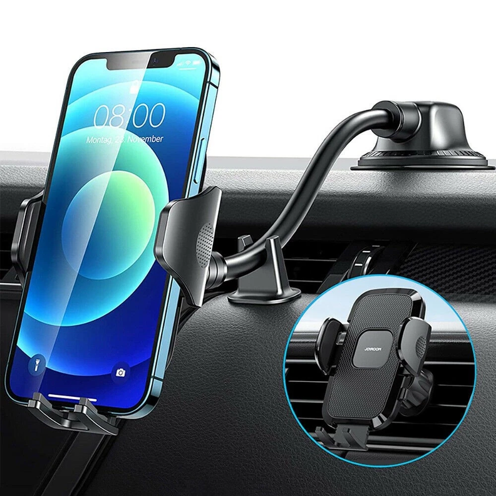 Automobilinis telefono laikiklis Joyroom JR-ZS259 (windshield) juodas