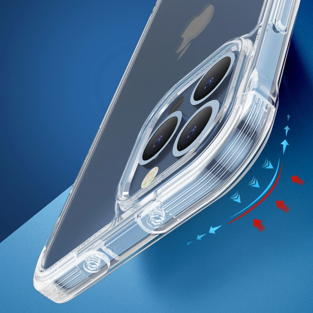 Joyroom Defender Series Apple iPhone 13 rugged housing su stoveliu dėklas telefonui skaidrus (JR-BP954)