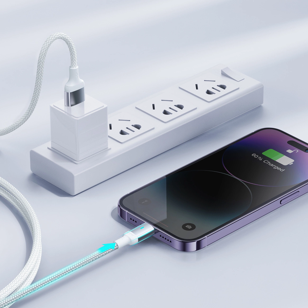 USB kabelis Joyroom S-CL020A10 Type-C iki Lightning 20W 2,0m baltas