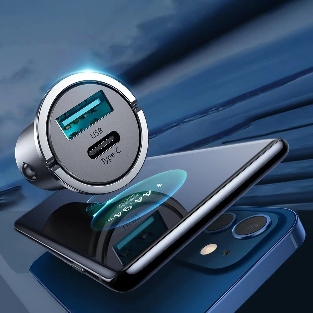 JOYROOM automobilinis įkroviklis PD 45W - Juodas