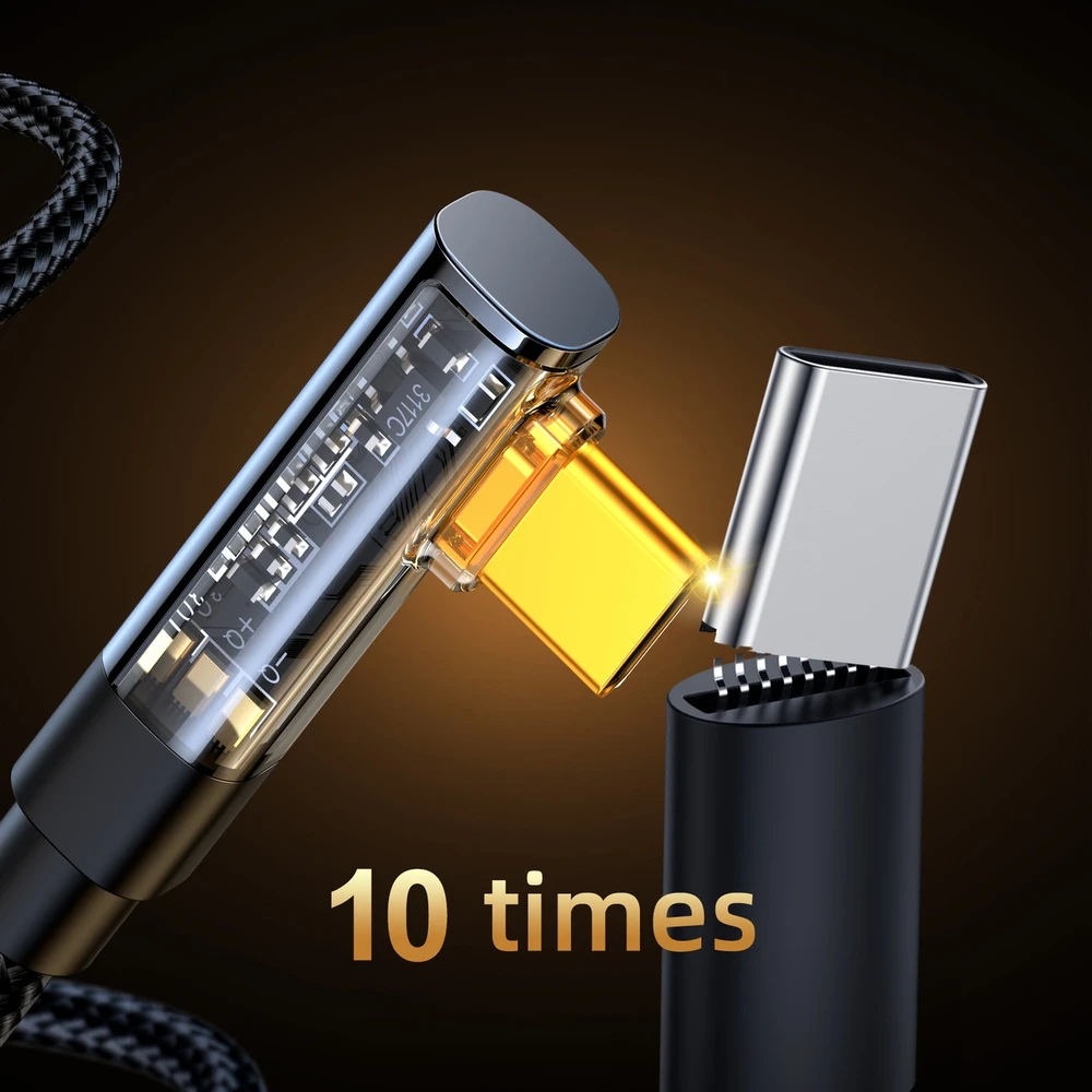 Kabelis su USB-C kampu 100 W 1.2 m Joyroom S-CC100A6 (puikus)