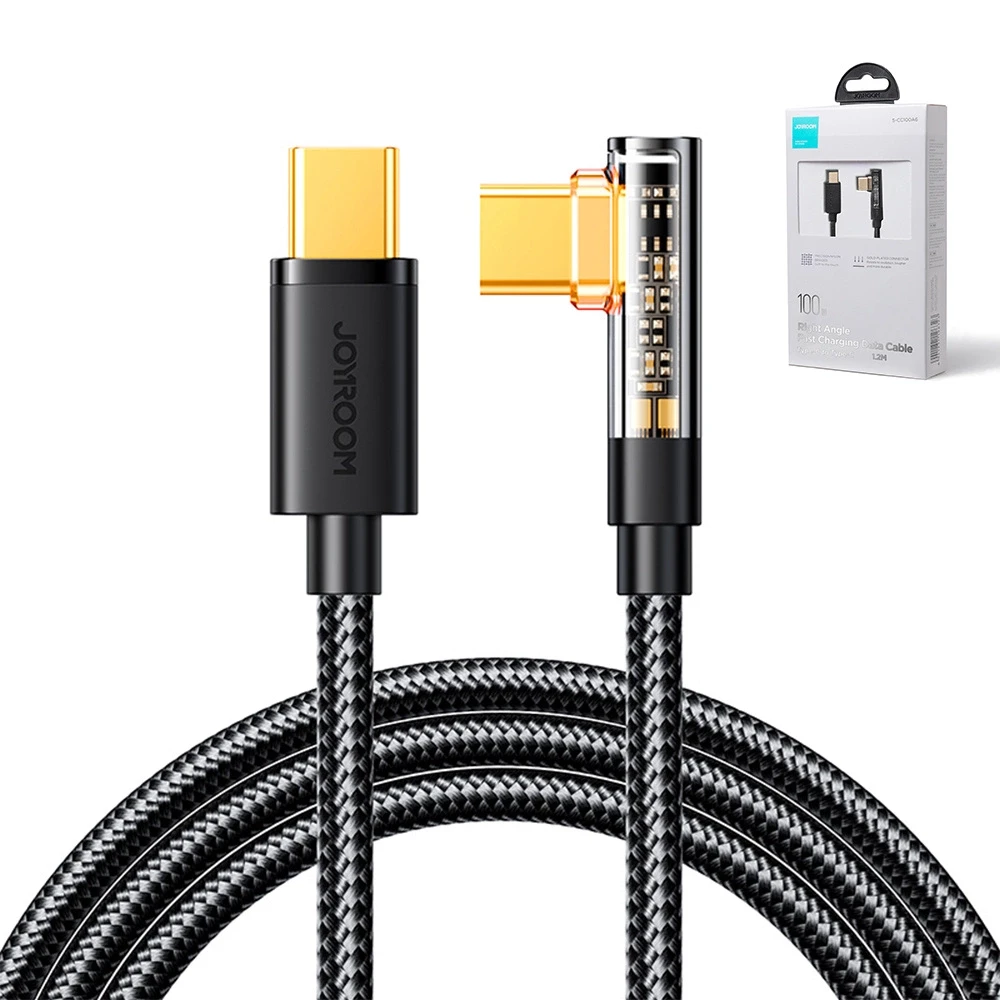 Kabelis su USB-C kampu 100 W 1.2 m Joyroom S-CC100A6 (puikus)