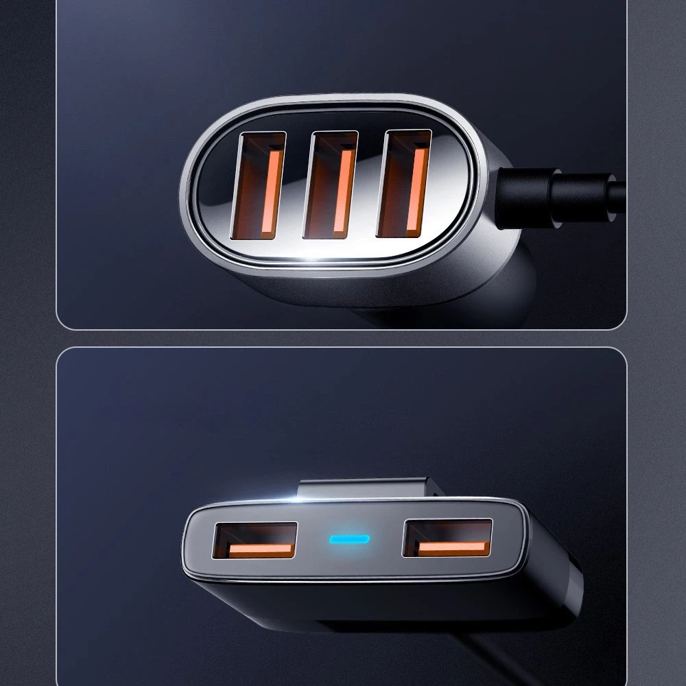 Automobilinis įkroviklis Joyroom JR-CL03 5xUSB 6.2A juodas