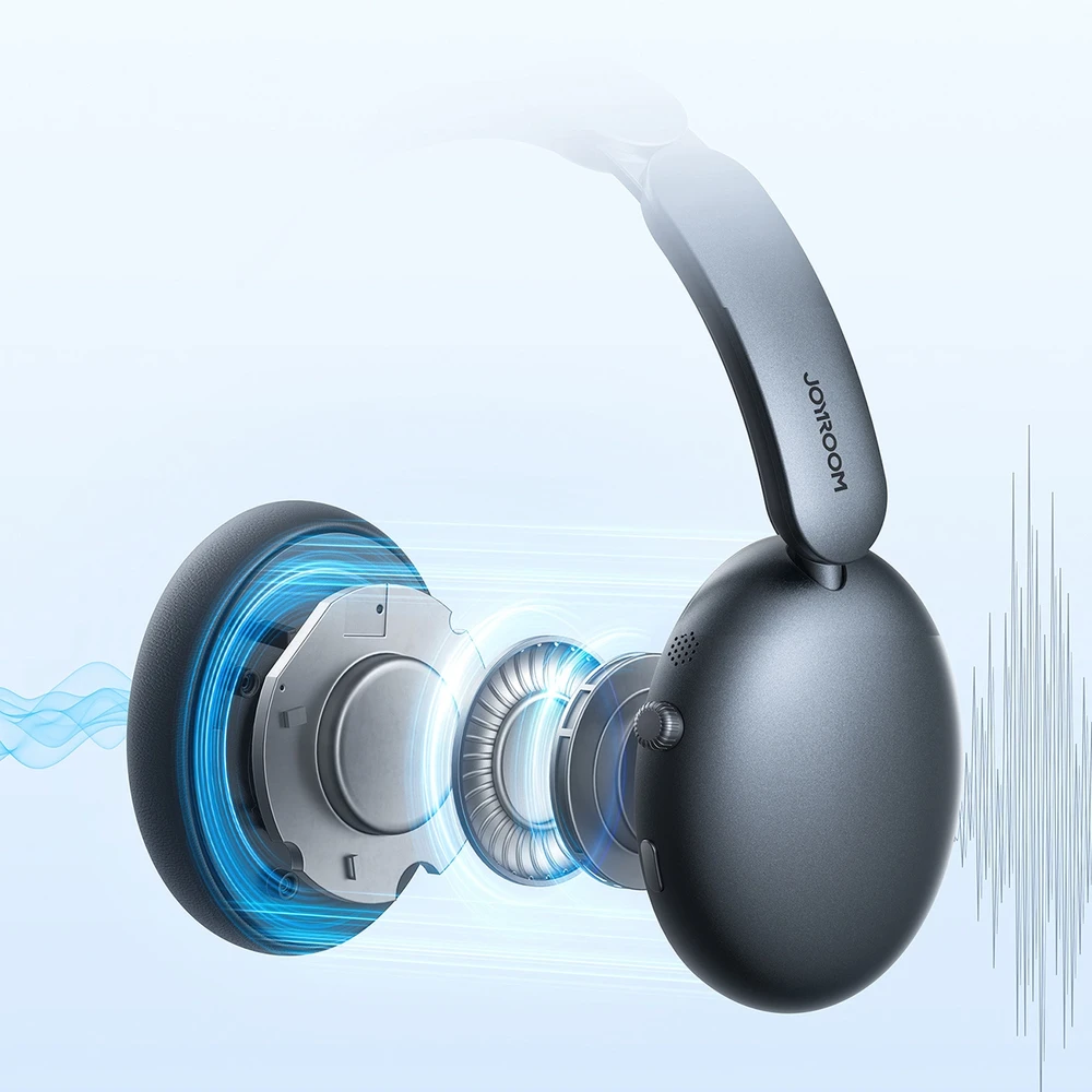 Joyroom J-Head Series JR-JH1 belaidės ausinės su ANC Bluetooth – juodos spalvos