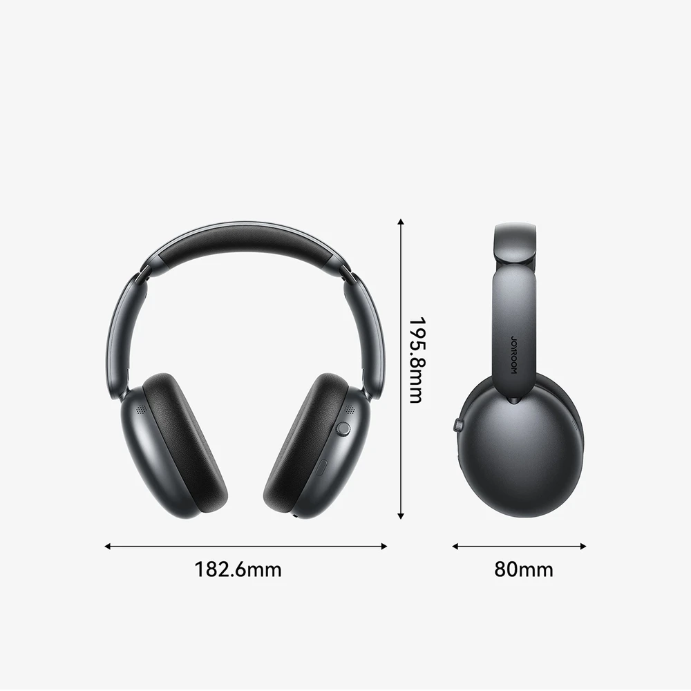 Joyroom J-Head Series JR-JH1 belaidės ausinės su ANC Bluetooth – juodos spalvos